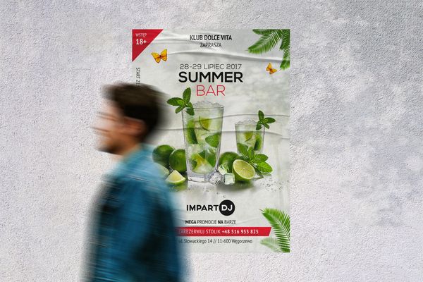 Dolce Vita – Plakat reklamowy – klub / dyskoteka