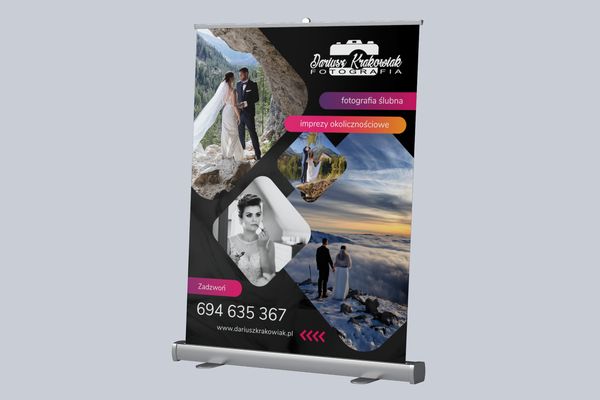 D. Krakowiak – Roll-up wystawienniczy – fotograf