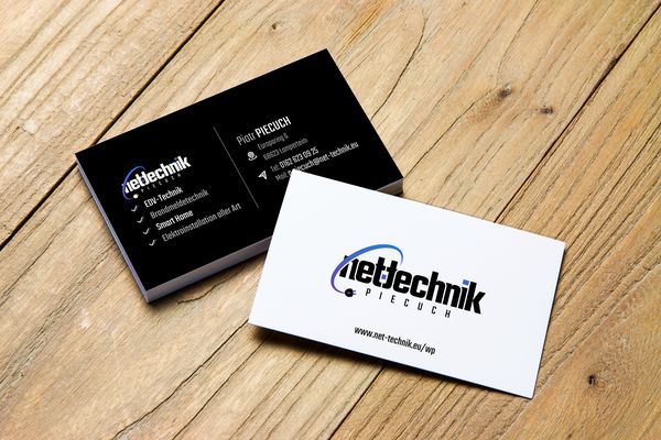 Net-Technik – Projekt wizytówek – elektronika / elektryka
