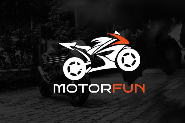 MotorFun – Logo dla serwisu i sklepu motoryzacyjnego