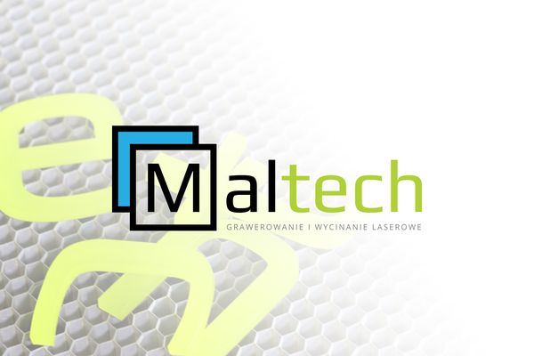 Maltech – Logo dla firmy zajmującej się grawerowaniem i wycinaniem laserowym