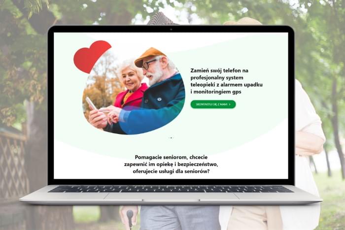 DlaSeniora.pl - Strona www dla firmy świadczącej usługi dla seniorów z Nadarzyna (projekt + kodowanie)