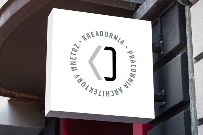 Kreadornia - Logo dla pracowni architektury wnętrz Kreadornia z Pszczyny